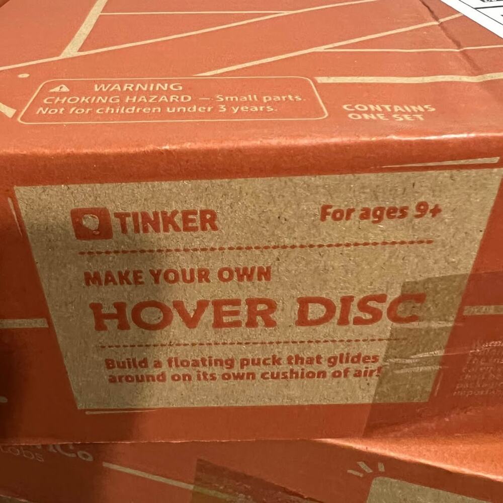 Kiwi Tinker Crate Make Your Own Hover Disc Kit